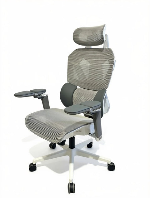 Sades Phoenix SA-AD10 Adjustable Mesh Gaming Chair with 6D Armrest - White
