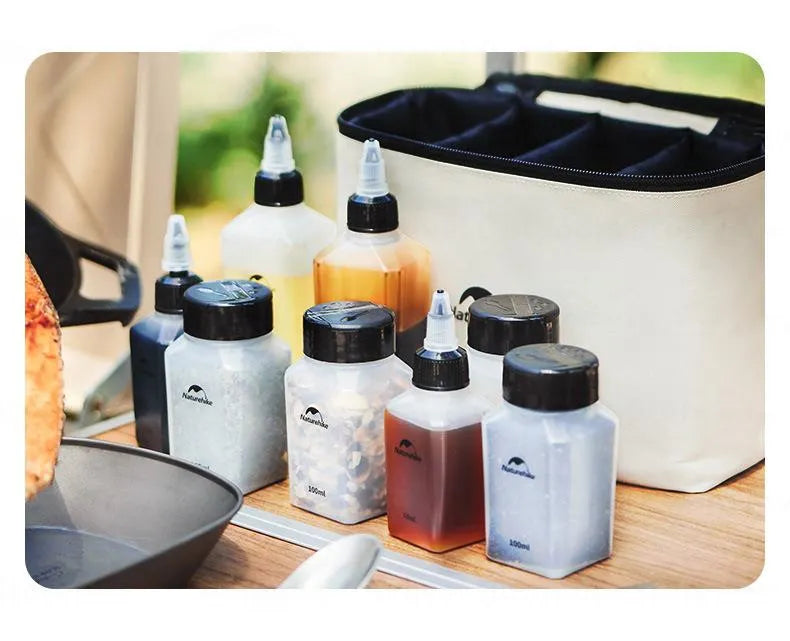 Naturehike Seasoning Bottle Six-Piece Set - Light Khaki