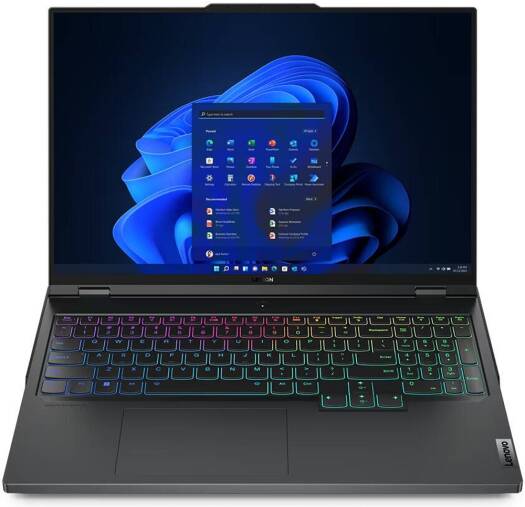 كمبيوتر محمول للألعاب Lenovo Legion Pro 7 مقاس 16 بوصة 240 هرتز WQXGA (2560x1600) Intel Core i9-14900HX، GeForce RTX™ 4090 16GB GDDR6، 2x 16GB SO-DIMM DDR5-5600