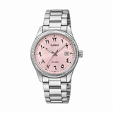 Casio Pink Arabic Numeral Custom Ladies Watch LTP-1302-4A4