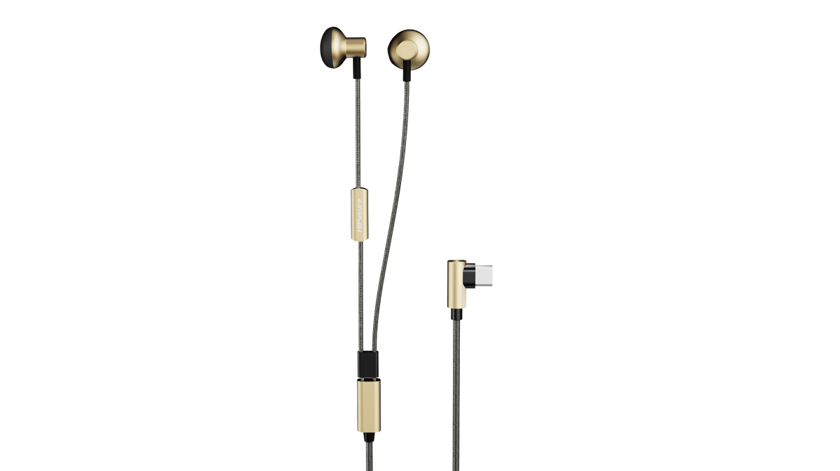 HiFuture Wired Earphones Hi5-Champagne