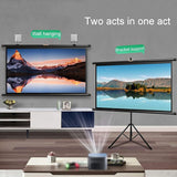 Portable Tripod Projection Screen Matte White - 100 Inch