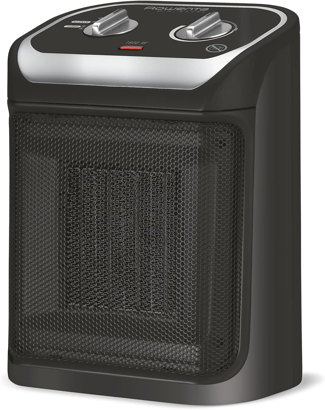 1,800W Portable Ceramic Fan Heater with 2 Modes and Antifreeze Function