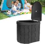Portable Foldable Toilet Bucket & Trash Can for Outdoor & Camping