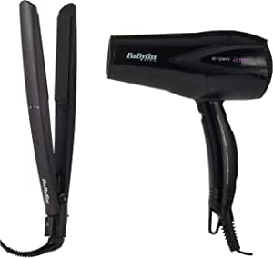 Babyliss Styling Bundle: Slim 22 SASO Straightener & 2000W DC Dryer