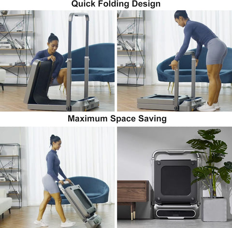 King Smith R2 Pro Walking Pad Foldable Treadmill - Black