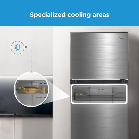 Midea Refrigerator GR 645L / NET 463L Double Door Silver