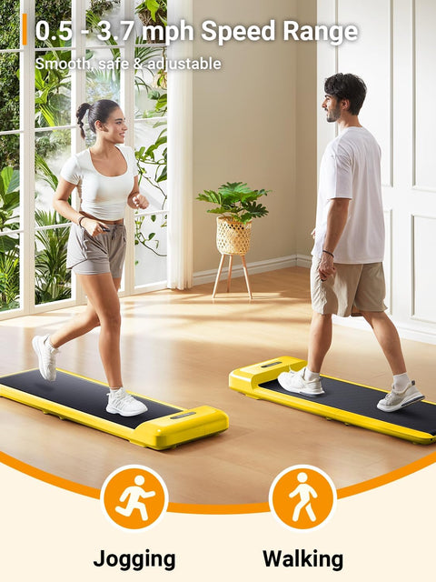 Kingsmith WalkingPad C2 Mini Foldable Walking Treadmill - Yellow