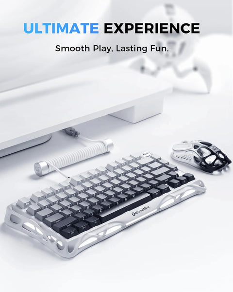 جرافاستار لوحة مفاتيح الألعاب الميكانيكية ميركوري كي 1 اللاسلكية 75%