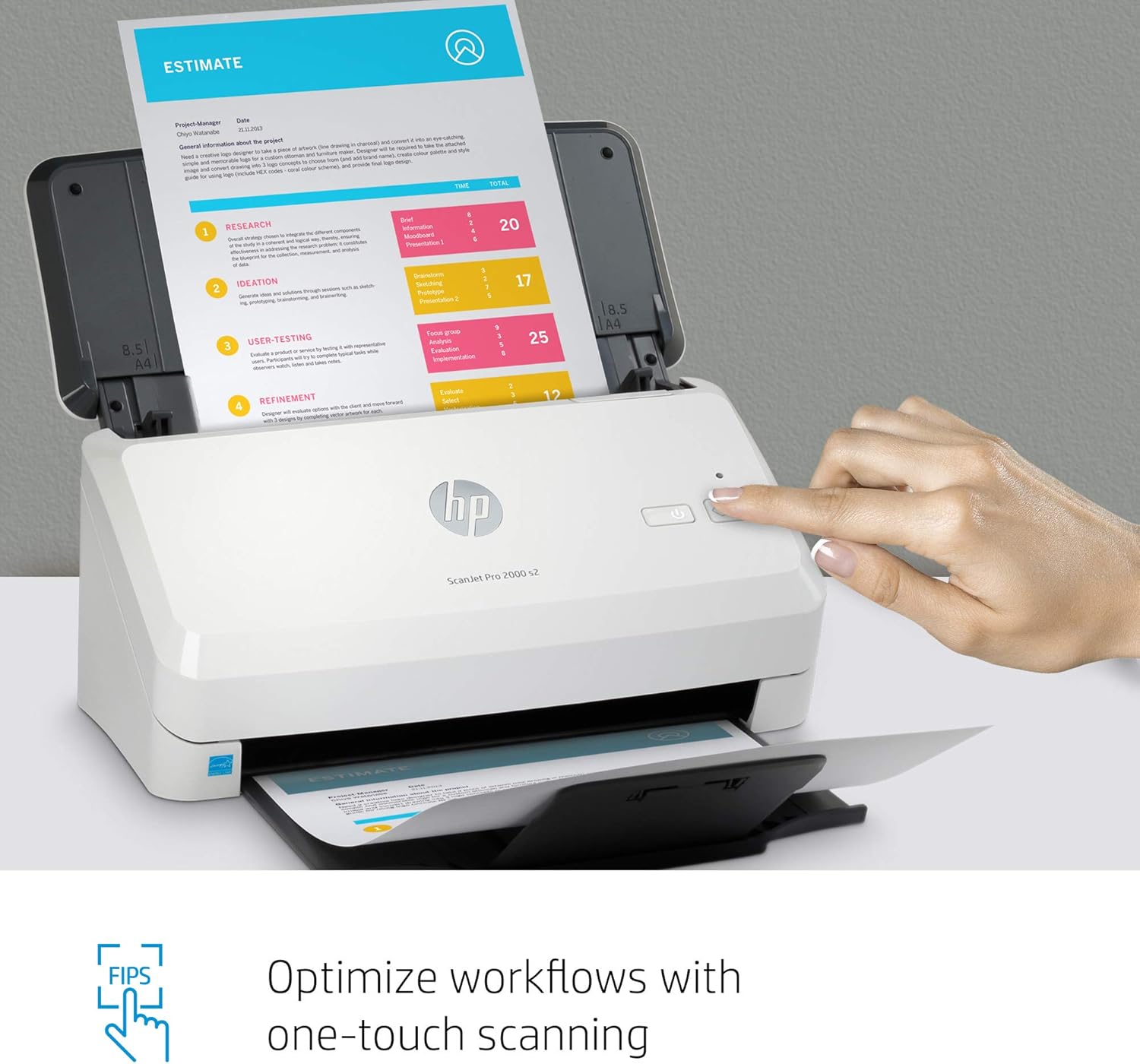 HP 2000 s2, ScanJet Pro Scanner