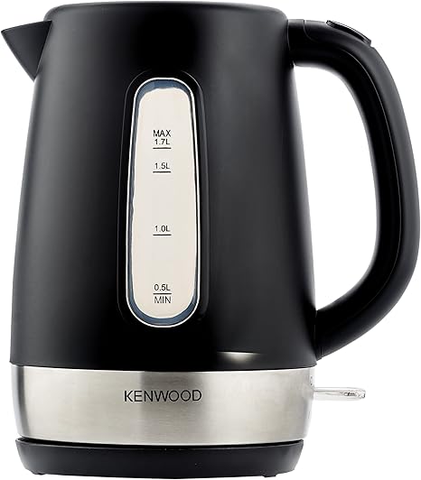 KENWOOD CORDLESS PLASTIC ELECTRIC KETTLE STEEL - ZJP01.A0BK