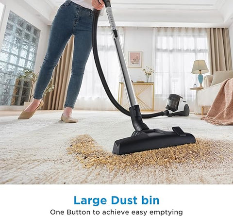 Midea Bagless Vacuum Cleaner 1800 Watts 2 Liters Capacity - MC08MEWH
