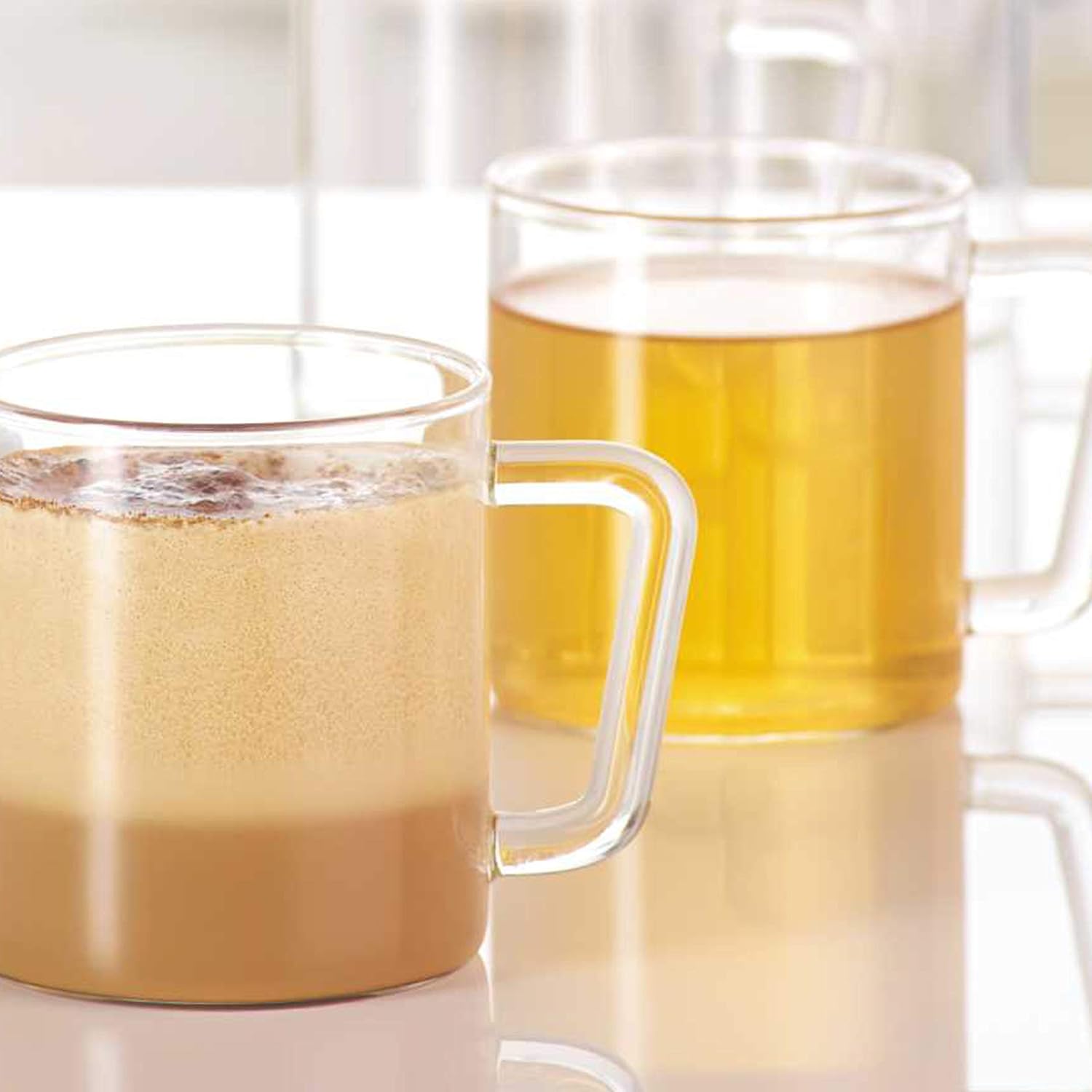 Borosil Vision Classic Borosilicate Glass Mug Set of 6 – 190 ml