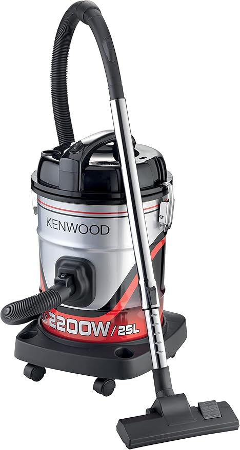 KENWOOD VACUUM DRUM 25LT 2200W BKRDSL - VDM60.000BR