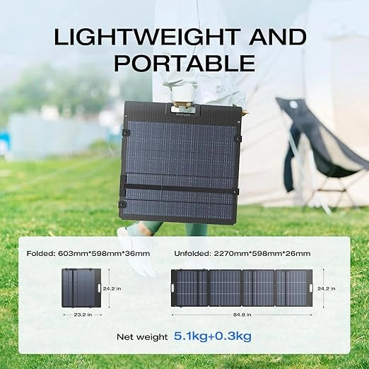 EcoFlow 220W Lightweight Portable Solar Panel