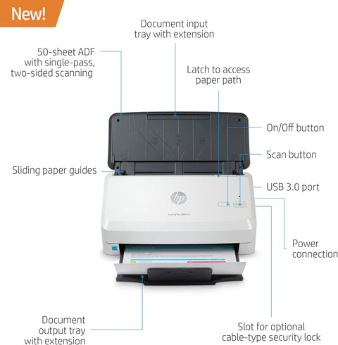HP 2000 s2, ScanJet Pro Scanner