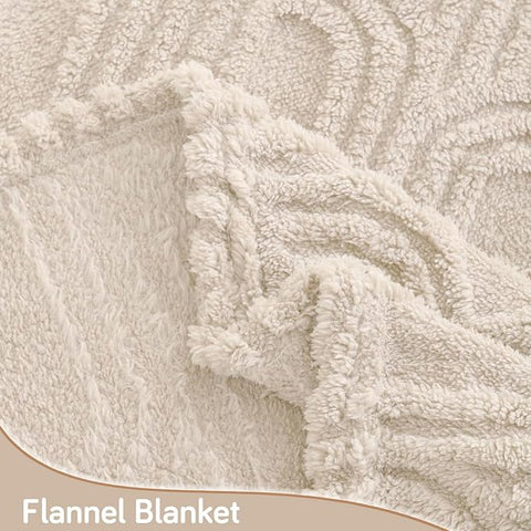 Wajade Fleece Throw Blanket, Fluffy Faux Fur Blanket for Bed Sofa Couch, Soft Warm Thick Blanket,Size 200X230 CM