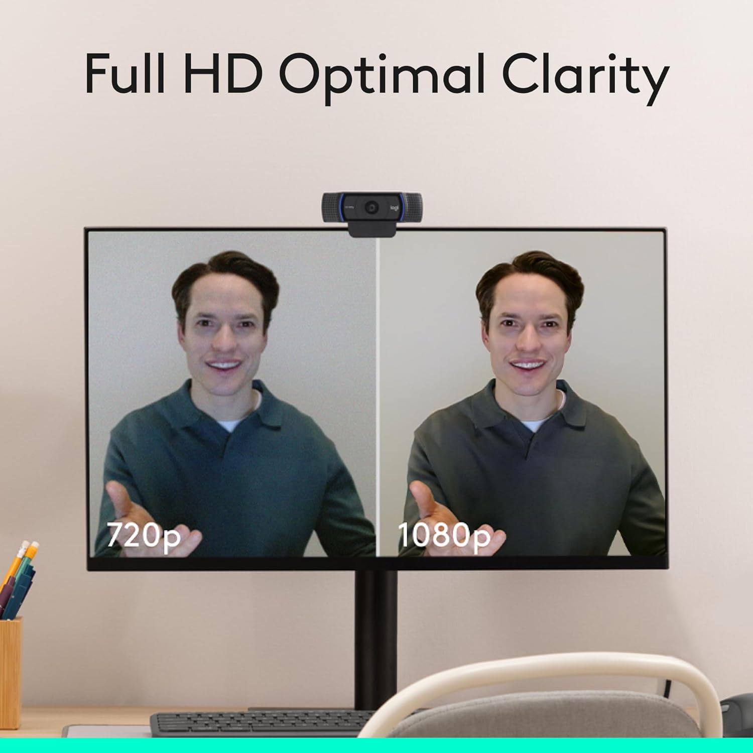 Logitech, C920S HD Pro Webcam with Privacy Shutter