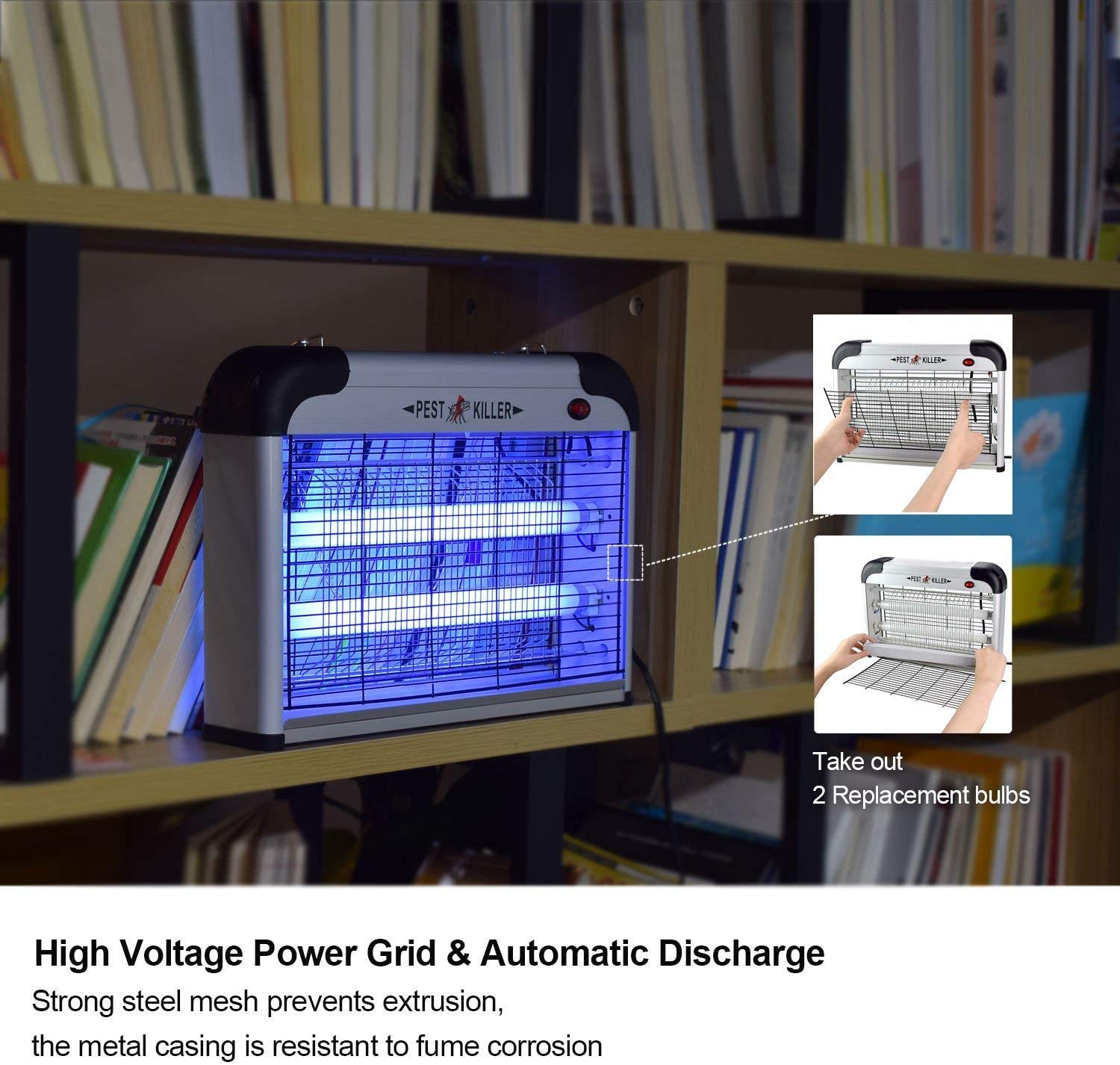 Double Tube UV Electric Mosquito Killer - 12W