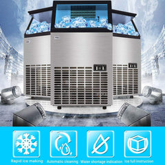 Orca Ice Maker, 50kg/24hr - Stainless Steel