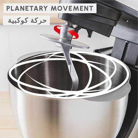 Bake Partner Stand Mixer, 1100 W, Stand Mixer, 4.6L Bowl, QA525827