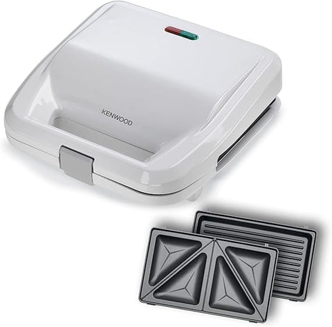 Kenwood Sandwich Maker 2 Plates 750W White - SMP02.000WH