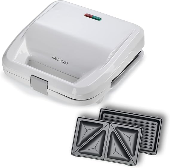 KENWOOD SANDWICH MAKER 2 PLATES 750W WH - SMP02.000WH