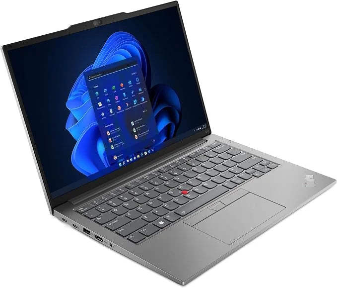 لينوفو لابتوب ثينك باد E14 مقاس 14 بوصة – معالج AMD Ryzen 5 7535U، رام 16 جيجابايت، هارد 512 جيجابايت SSD، شاشة SHD، نظام تشغيل ويندوز 11 برو، لوحة مفاتيح عربي/إنجليزي، ضمان سنتين