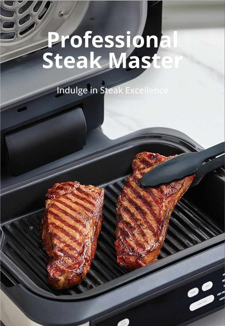 Arshia GM498-3305BS, 10-in-1 Air Fryer Grill Master 1750W – 10L XL Capacity