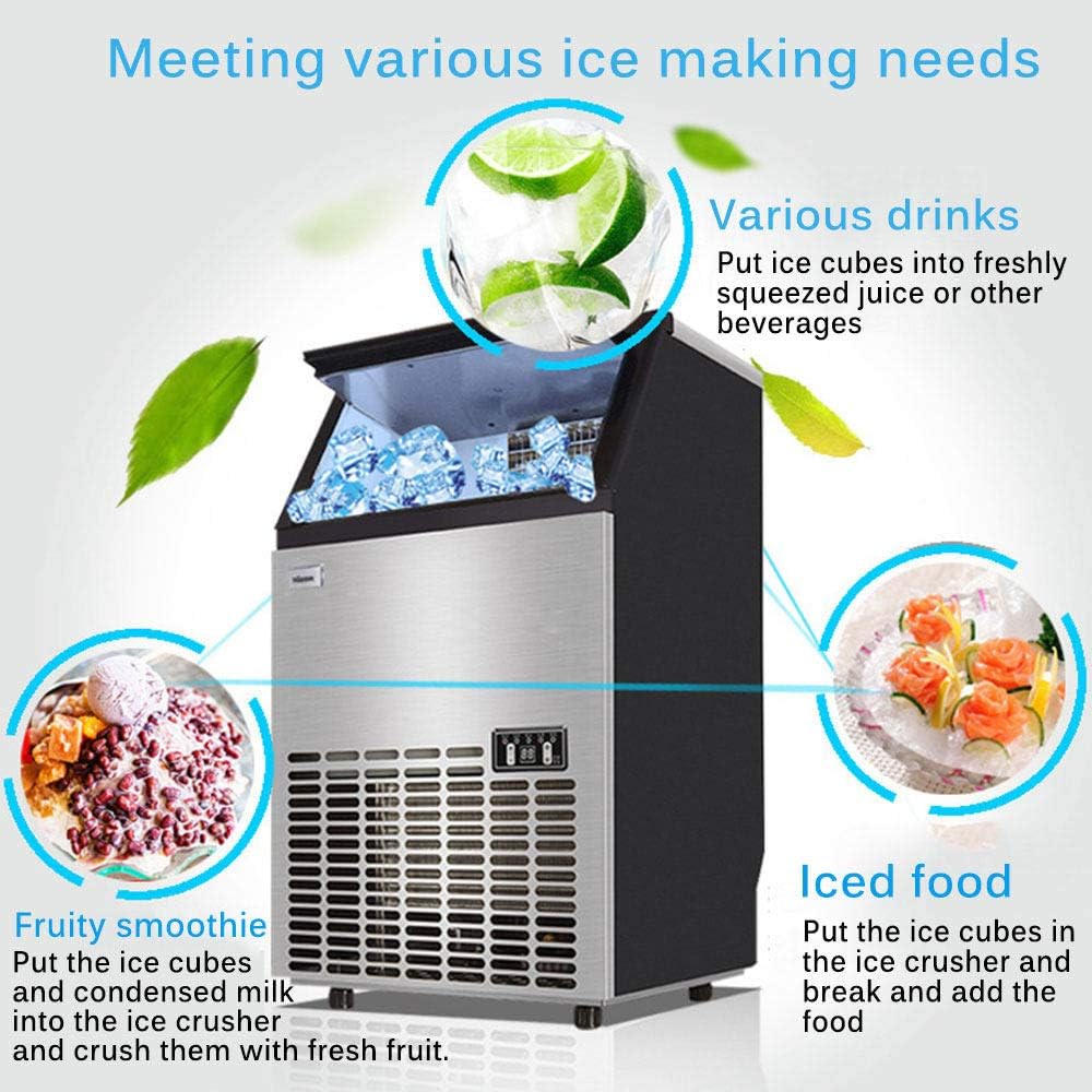 Orca Ice Maker, 50kg/24hr - Stainless Steel