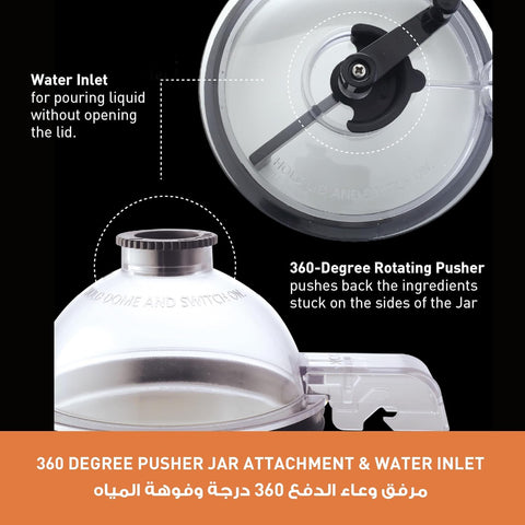 Panasonic MX-AE465RTZ, Powerful Mixer Grinder with Double Safety Lock, 4 Multipurpose Jars 2000W