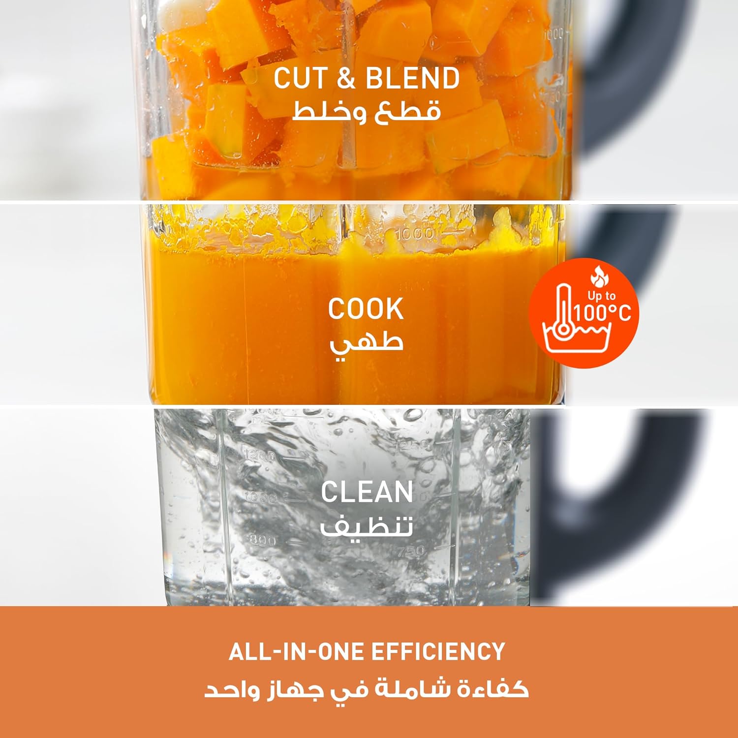 باناسونيك MX-HG6401ATZ، خلاط طهي متعدد الاستخدام، 1100 واط
