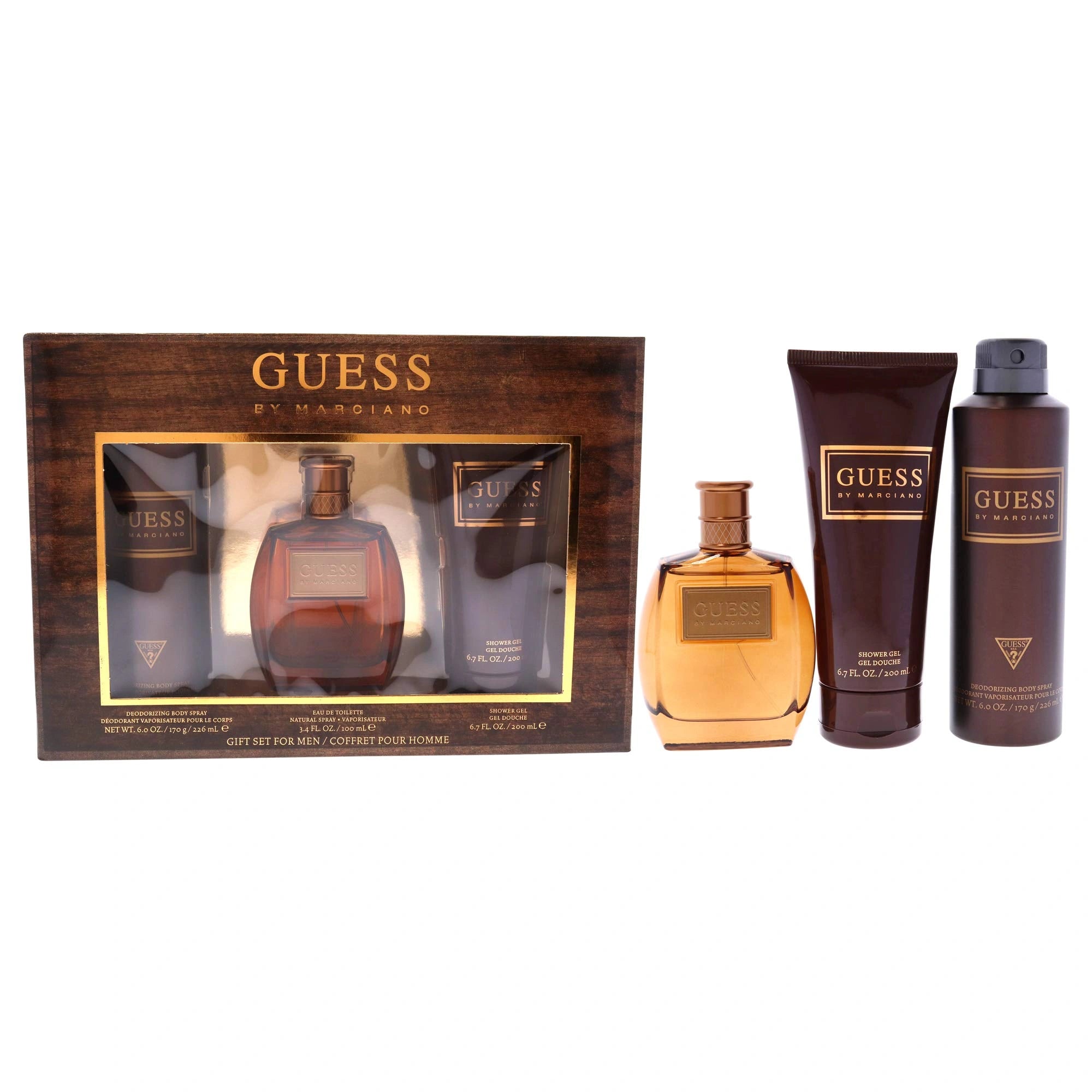Guess By Marciano EDT 3PCS SET for Him - 100 ml
