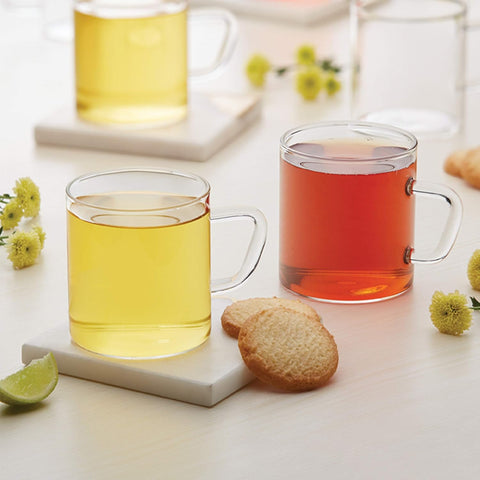 Borosil Vision Classic Borosilicate Glass Mug Set of 6 – 190 ml
