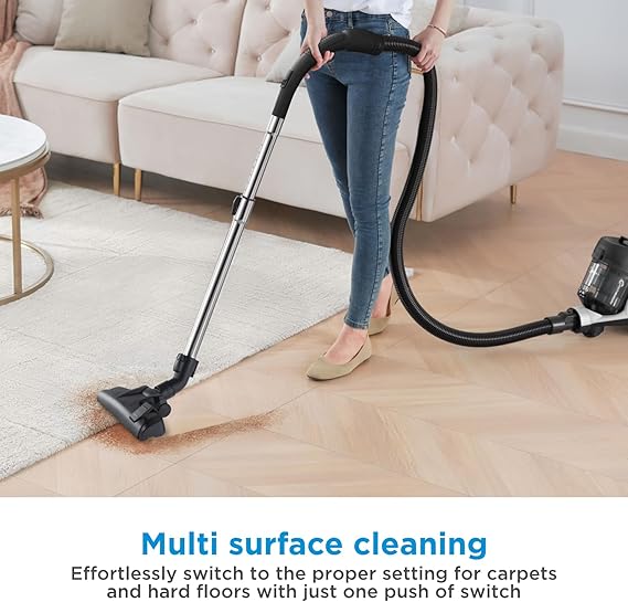 Midea Bagless Vacuum Cleaner 1800 Watts 2 Liters Capacity - MC08MEWH
