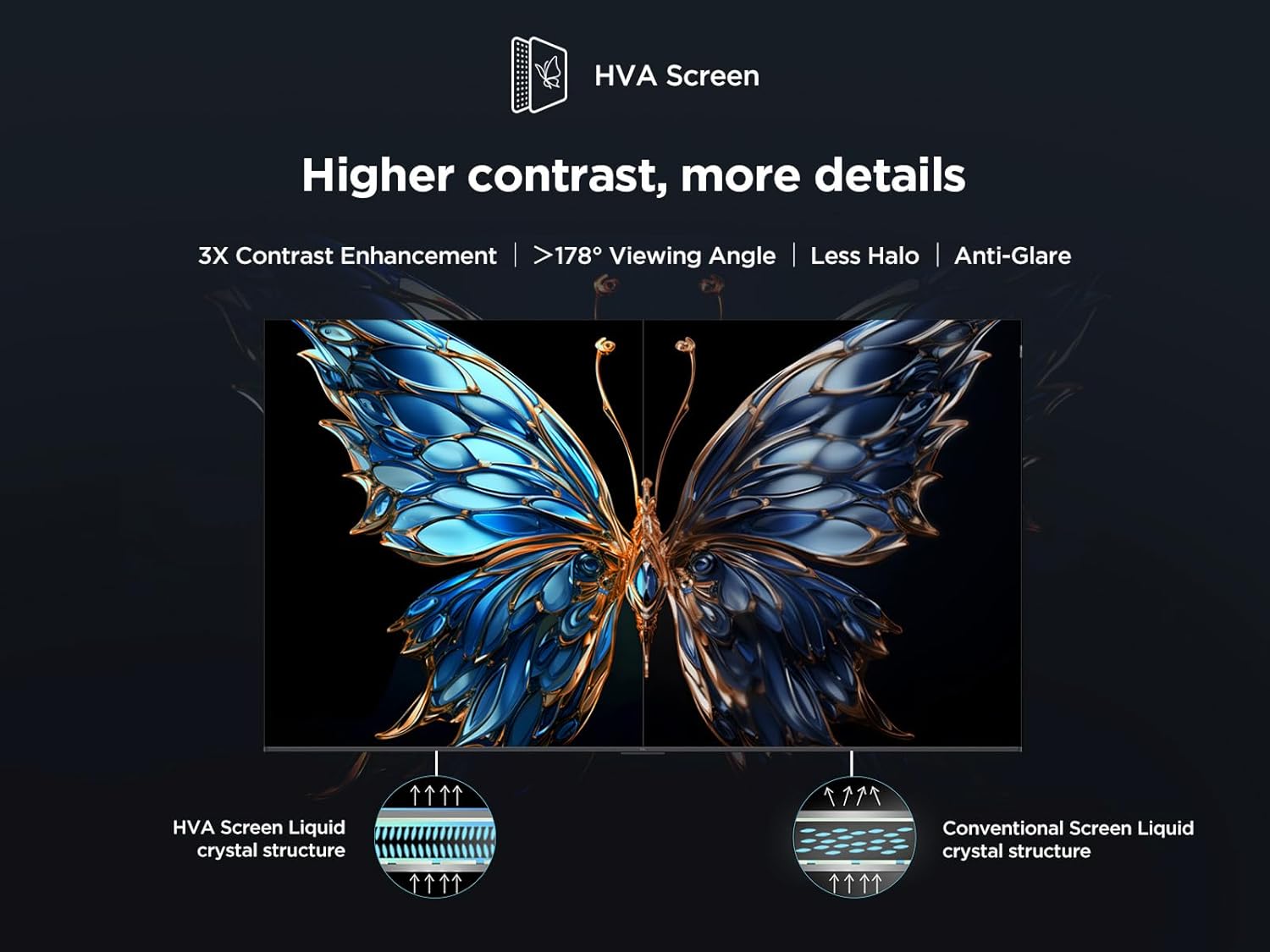 تلفزيون تي سي ال 75P6K مقاس 75 بوصة بدقة 4K فائقة الوضوح، وتقنية HDR، تلفزيون ذكي يعمل بنظام جوجل تي في (صوت Dolby، تحكم صوتي، متوافق مع مساعد Google).