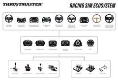 عجلة سباق ThrustMaster T-GT II Force Feedback (متوافقة مع PS5 وPS5 Pro وPS4 والكمبيوتر الشخصي) 