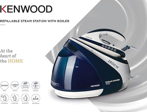 Kenwood Steam Station Pro 1.8L 2600W White/Blue - SSP70.000WB