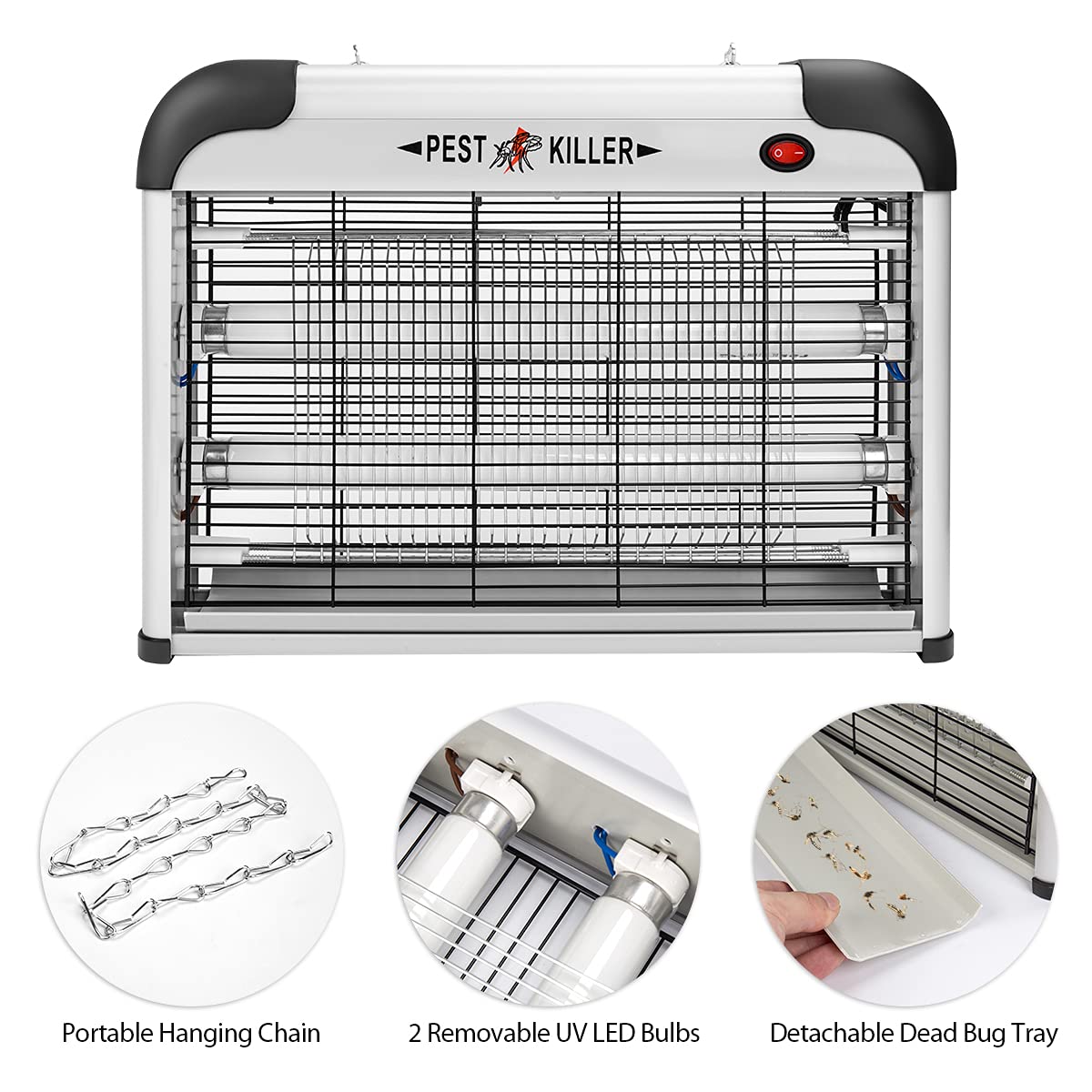 Double Tube UV Electric Mosquito Killer - 12W
