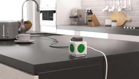 PowerCube Extended UK 1.5m – 5-Socket Compact Power Extension Cube