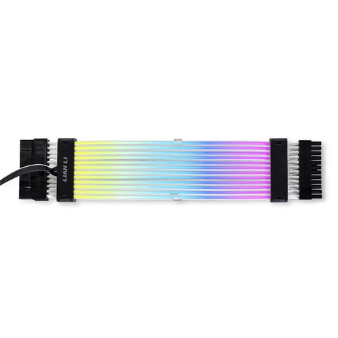 LIAN LI Strimer Plus V2 24 Pin Addressable RGB Power Extension Cable with L-Connect 3 Controller