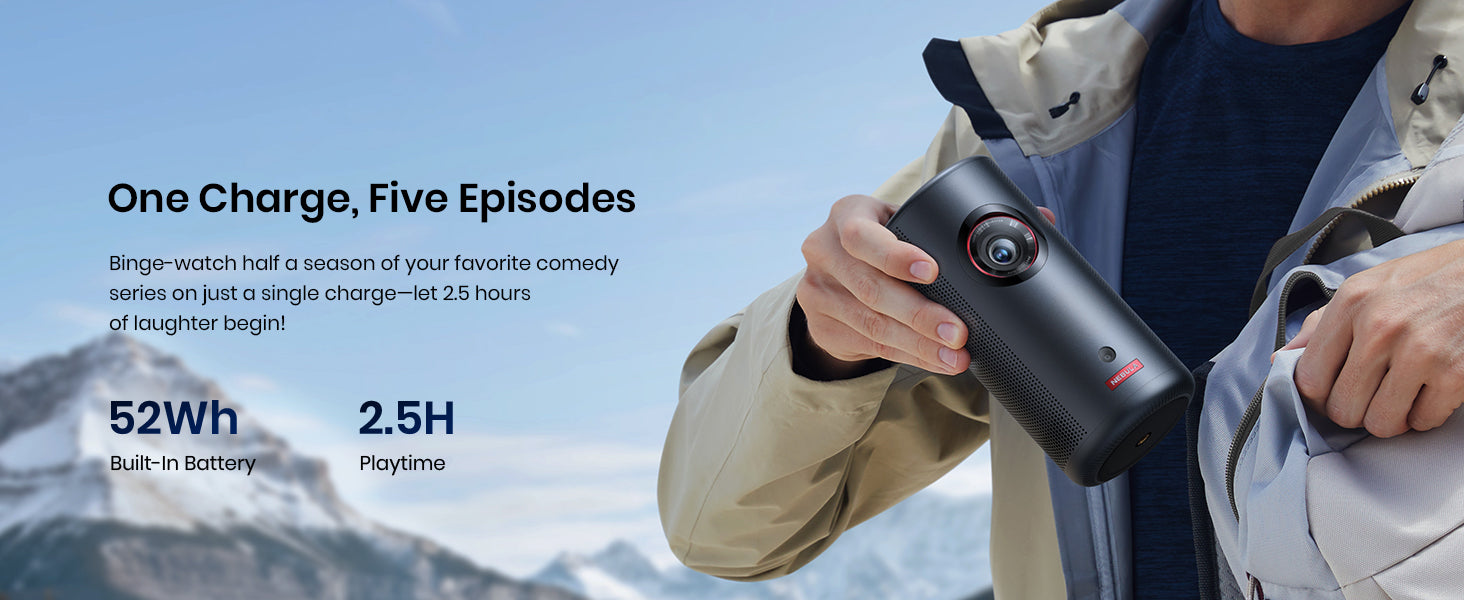 Anker Nebula Capsule 3 Laser, Portable Projector (D2426212) - Black