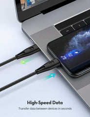 كابل RAVPower RP-CB1018 Type-C إلى Lightning بطول 2 متر - أسود 