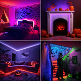 Gopeta, TUYA Smart WiFi LED Strip Light 5m, RGB+CW (2700–6500K) – WiFi & Bluetooth Dual Mode