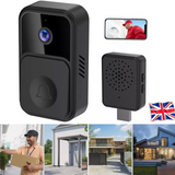 Gopeta, TUYA Smart WiFi Video Door Bell - Black