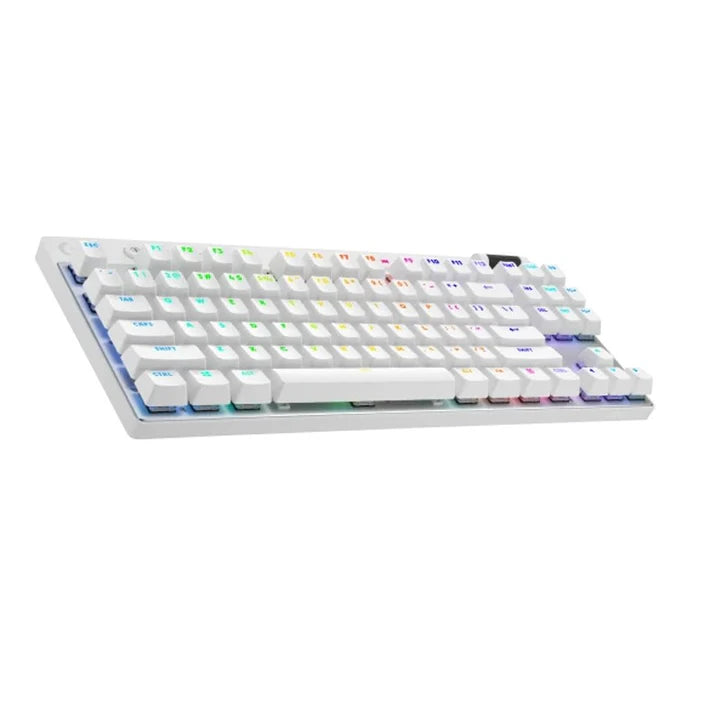لوحة مفاتيح الألعاب اللاسلكية Logitech G PRO X TKL LIGHTSPEED - بيضاء