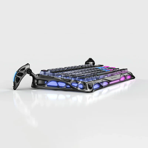 GravaStar Mercury K1 Pro 75% Wireless Mechanical Gaming Keyboard - Cyberpunk Special  Edition
