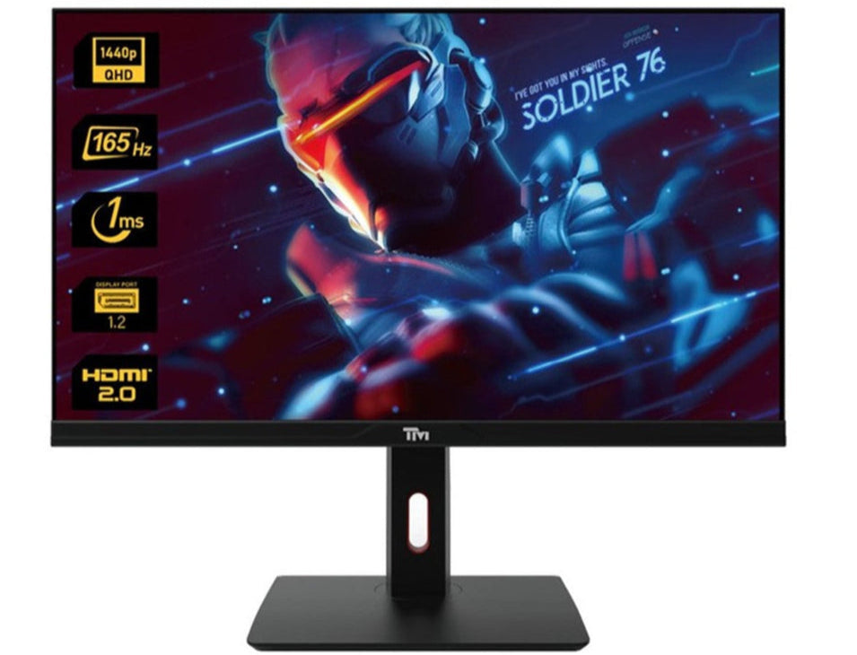 Twisted Minds 27'' QHD, 165Hz, 1ms, HDMI 2.0, IPS Panel Gaming Monitor - Level Up