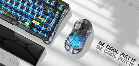 جرافاستار ماوس الألعاب اللاسلكي ميركوري أم 2 - أسود شفاف
