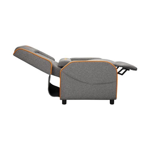 Cougar Sofa Ranger One Grav HeadRest And Lumbar Pillow Side Storage Pocket - Grey/Orange